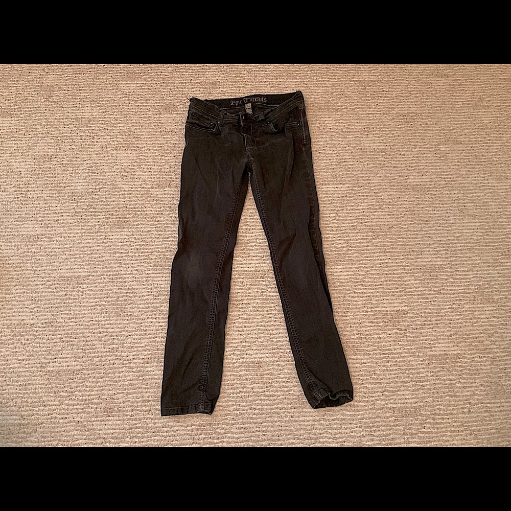Epic Threads Black Jeans (Size 14 - Kids)